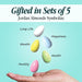 Snackathon Jordan Almonds, Assorted Pastel Candy-Coated Almonds, 1 LB Resealable Bag Snackathon 