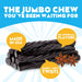 Snackathon Jumbo Black Licorice Twists, Resealable Bulk Bag, 7-inch Chewy Gourmet Licorice Ropes, Classic Old-Fashioned Candy Sticks for Parties, Snacking & Candy Jars, Made in USA Snackathon 