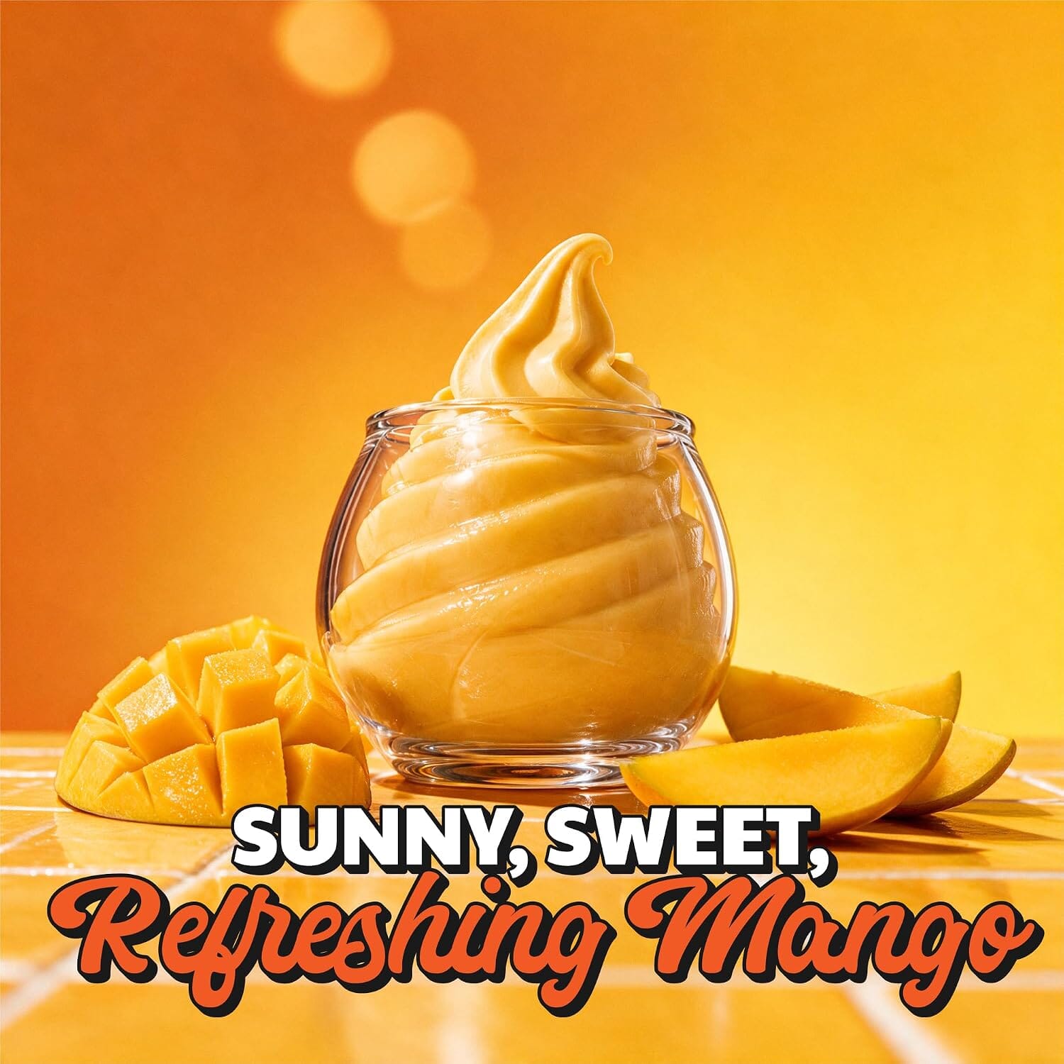 Snackathon Mango Soft Serve Ice Cream Mix, Dairy Free Gluten Free Powder Snackathon 