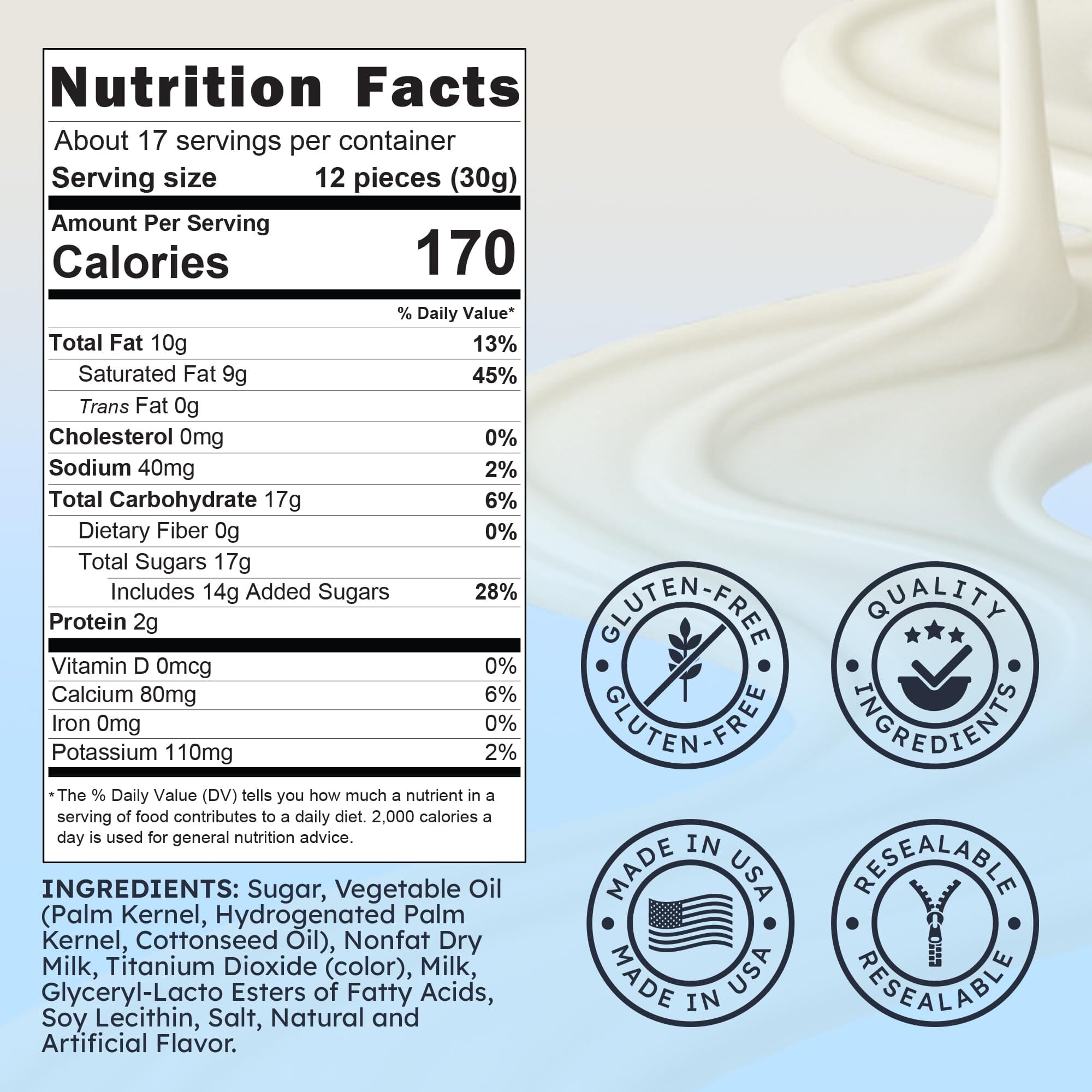 Snackathon Melting Wafers - Milk Compound Chocolate Coating, 17.6 OZ (Multiple Flavors) Snackathon 
