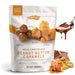Snackathon Milk Chocolate Peanut Butter Caramels – Chewy Gourmet Candy Snackathon Foods 15 Oz Bag 