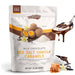 Snackathon Milk Chocolate Sea Salt Vanilla Caramels, Vanilla Infused Chocolate Covered Gourmet Candy Snackathon Milk Chocolate Caramels 15 Ounce 