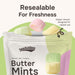 Snackathon Mini Assorted Pastel Buttermints, Bulk After-Dinner Mints. Resealable Bag, Soft & Creamy Pillow Butter Mints, Assorted Pastel Colors, Made for Weddings, Dinners & Parties Snackathon 