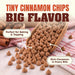 Snackathon Mini Cinnamon Chips, Baking Chips with Real Cinnamon Snackathon 
