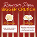 Snackathon Mushroom Popcorn Kernels, for Caramel & Kettle Corn Bulk Non-GMO, Gluten-Free Gourmet Popping Corn, USA Grown Kernels, Pops Ball-Shaped, Large & Round Snackathon 