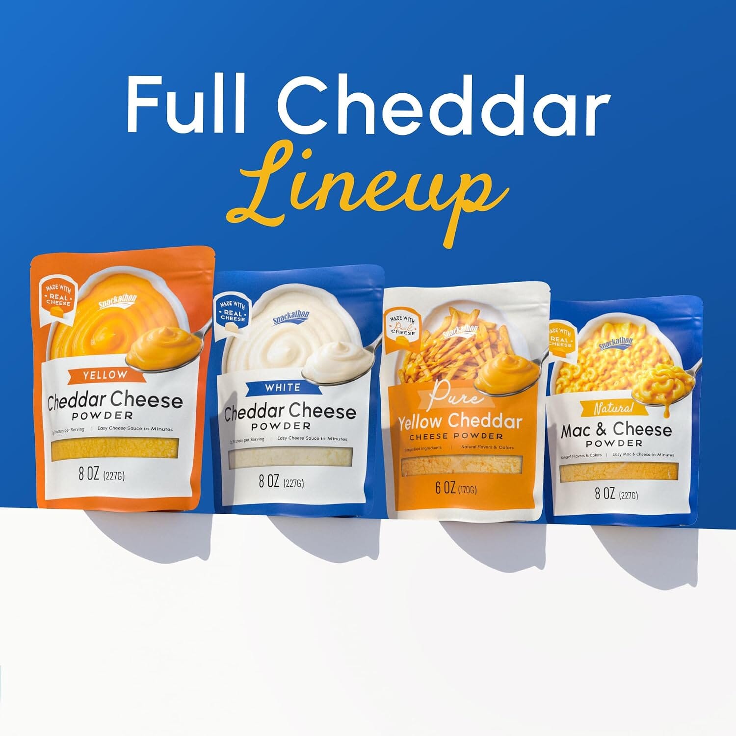 Snackathon Natural Mac & Cheese Powder, Made with Real Cheddar Cheese Snackathon 