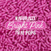 Snackathon Natural Sprinkles for Baking & Decorating, Dye-Free Pink Sprinkles, 15 oz Bulk Jimmies in Resealable Bag - Naturally Colored, No Artificial Dyes, Gluten-free for Cakes, Ice Cream & Desserts Snackathon 
