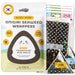 Snackathon Onigiri Seaweed Wrappers Includes Cute Sealing Stickers Snackathon Onigiri Wrappers 60 Sheets 