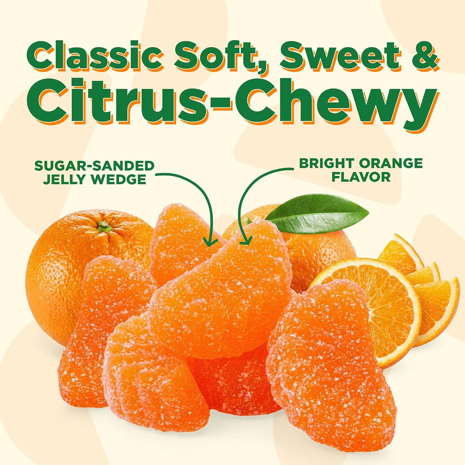 Snackathon Orange Slices Candy, Soft & Chewy Slices Snackathon 