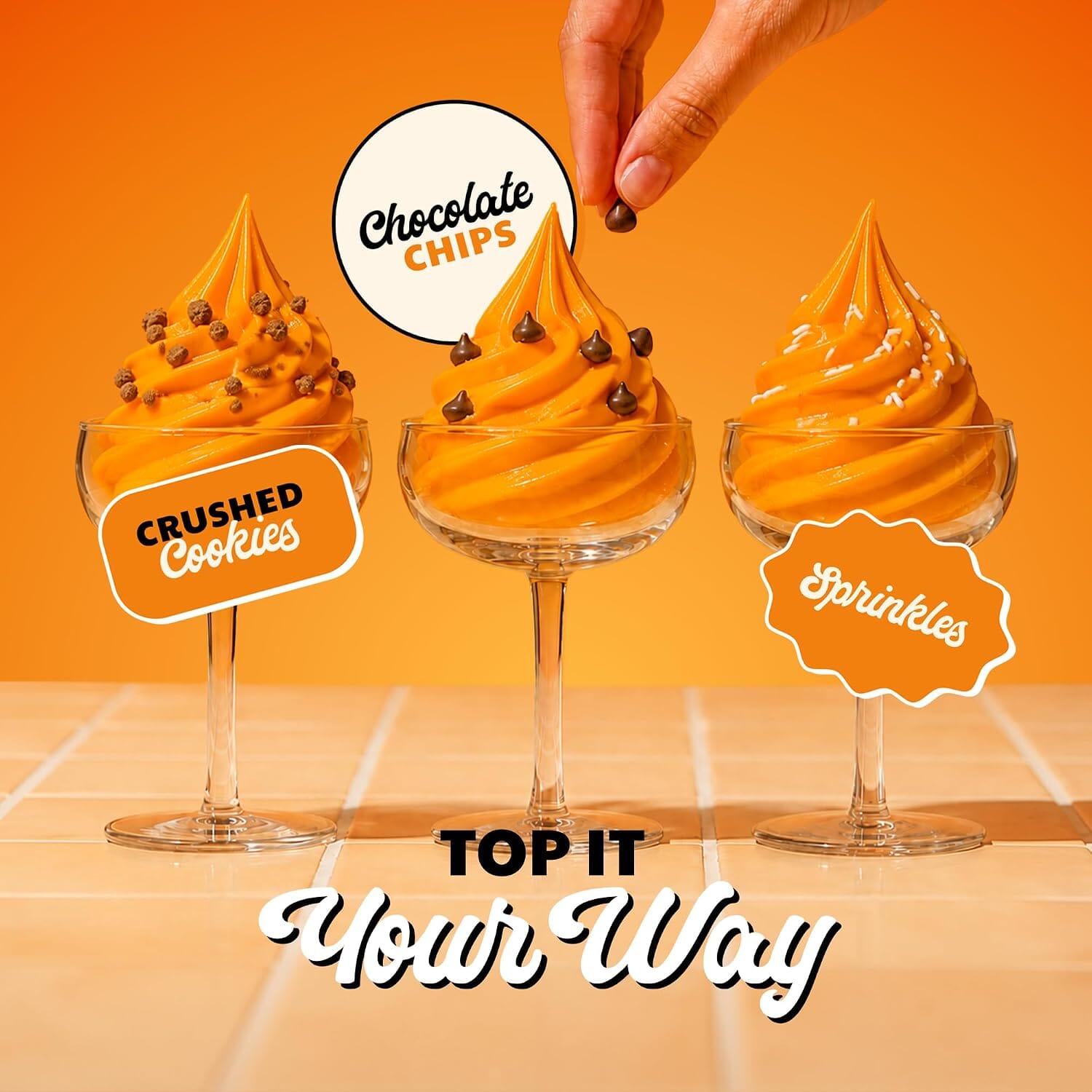 Snackathon Orange Soft Serve Mix, Dairy Free Powder Snackathon 