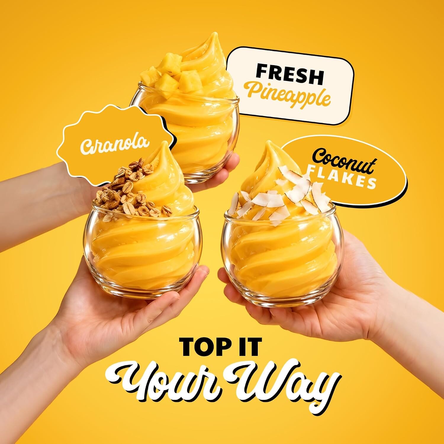 Snackathon Pineapple Soft Serve Mix, Dairy Free Powder Snackathon 