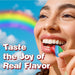 Snackathon Rainbow Cherry Flavored Hard Candy Twists, Cylinder-Shaped Twists Snackathon 