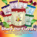 Snackathon Rainbow Cherry Flavored Hard Candy Twists, Cylinder-Shaped Twists Snackathon 