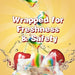 Snackathon Rainbow Cherry Flavored Hard Candy Twists, Cylinder-Shaped Twists Snackathon 
