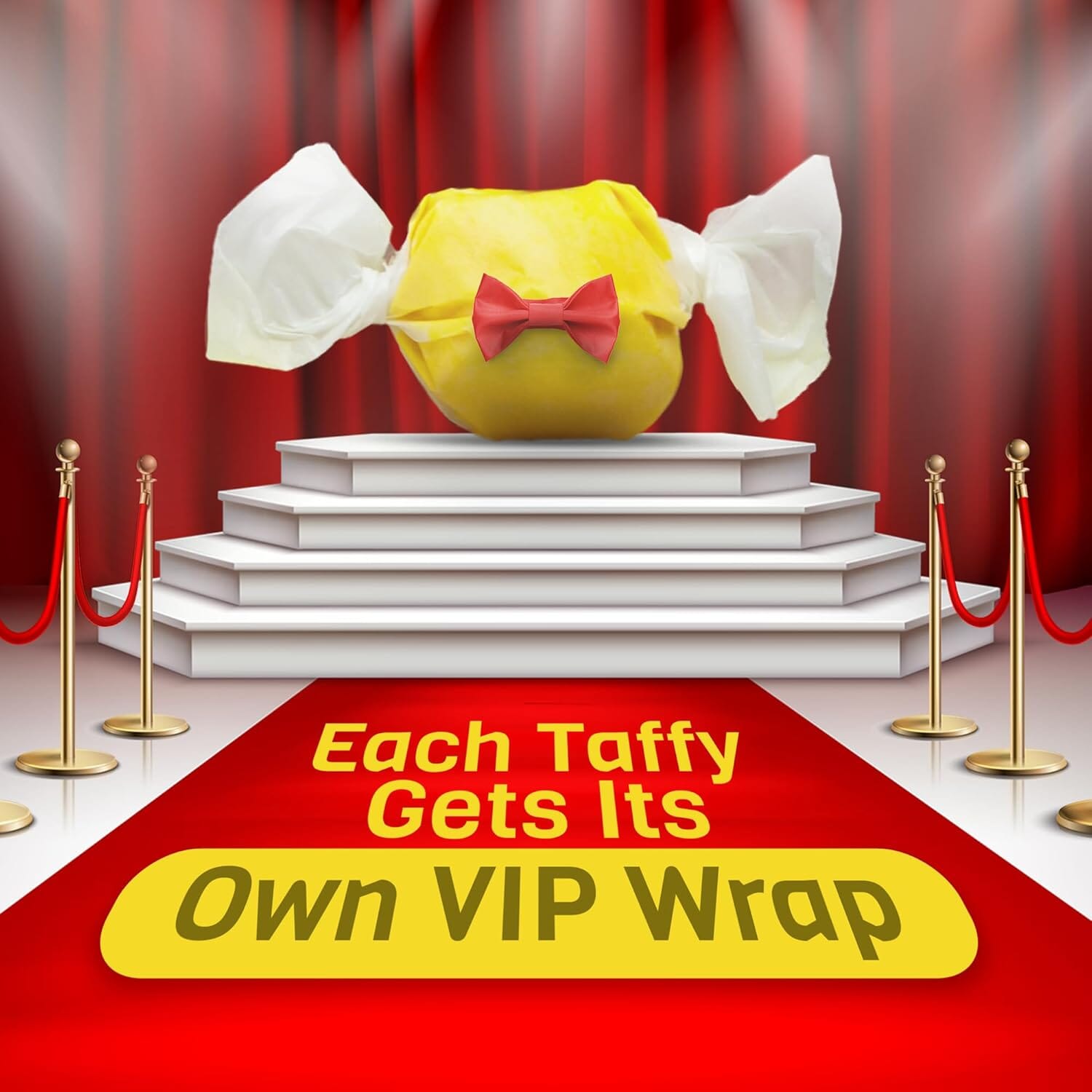 Snackathon Salt Water Taffy Assorted Mix – 2 Pound Box Snackathon 