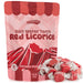 Snackathon Salt Water Taffy Single Flavor, Red Licorice, Bulk Individually Wrapped Gourmet Candy, Soft & Chewy Sweet Treats, 15 oz Resealable Bag Snackathon 