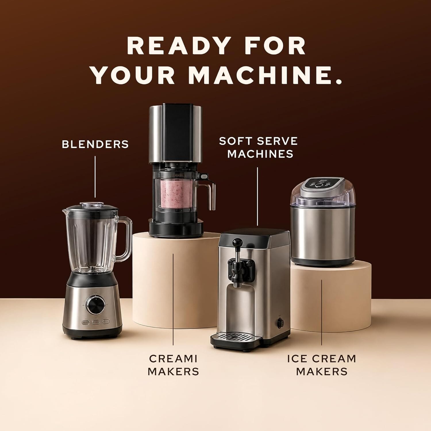 Snackathon Soft Serve Mix Variety Pack, 3 Creamy Flavors (Vanilla, Chocolate, Strawberry), Makes 3 Quarts, Preportioned Powder Mix for Ice Cream Maker, Frozen Desserts & Neapolitan Ice Cream Snackathon 