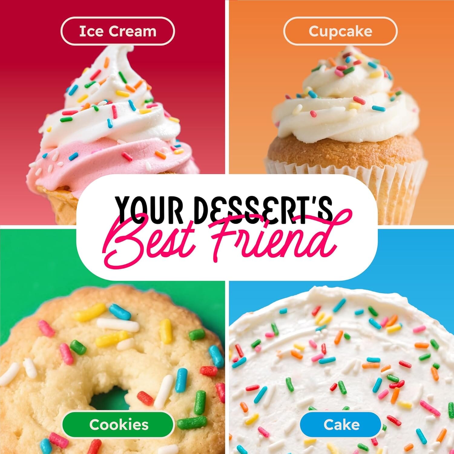 Snackathon Sprinkles – Rainbow Jimmies, 2.2 lb Snackathon 