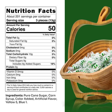 Snackathon Starlight Spearmint Candy – Individually Wrapped, 6 lb Snackathon 