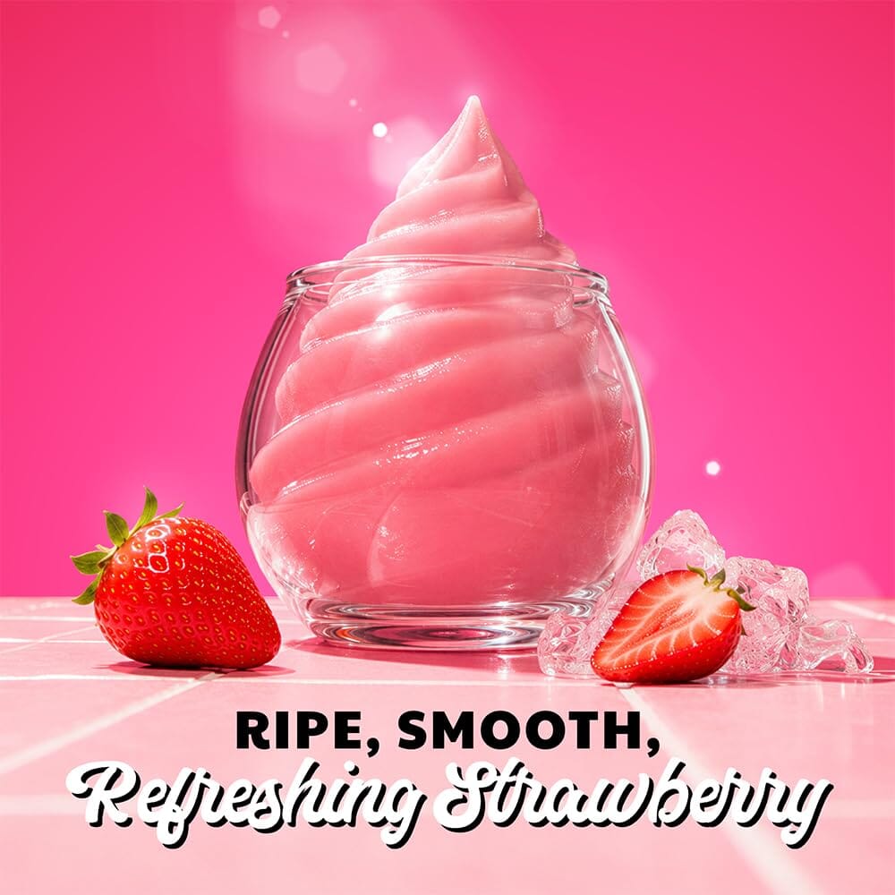 Snackathon Strawberry Soft Serve Mix, Dairy Free Powder Snackathon 