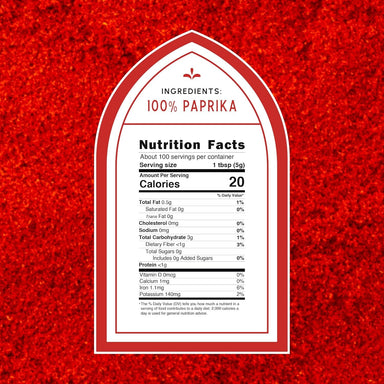 Snackathon Sweet Hungarian Style Paprika, 1.1 LB (500g) Bulk Resealable Bag Snackathon Foods 