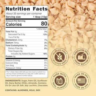 Snackathon Toffee Bits - Coarse Grind, Various Sizes Snackathon 