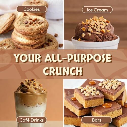 Snackathon Toffee Bits - Coarse Grind, Various Sizes Snackathon 