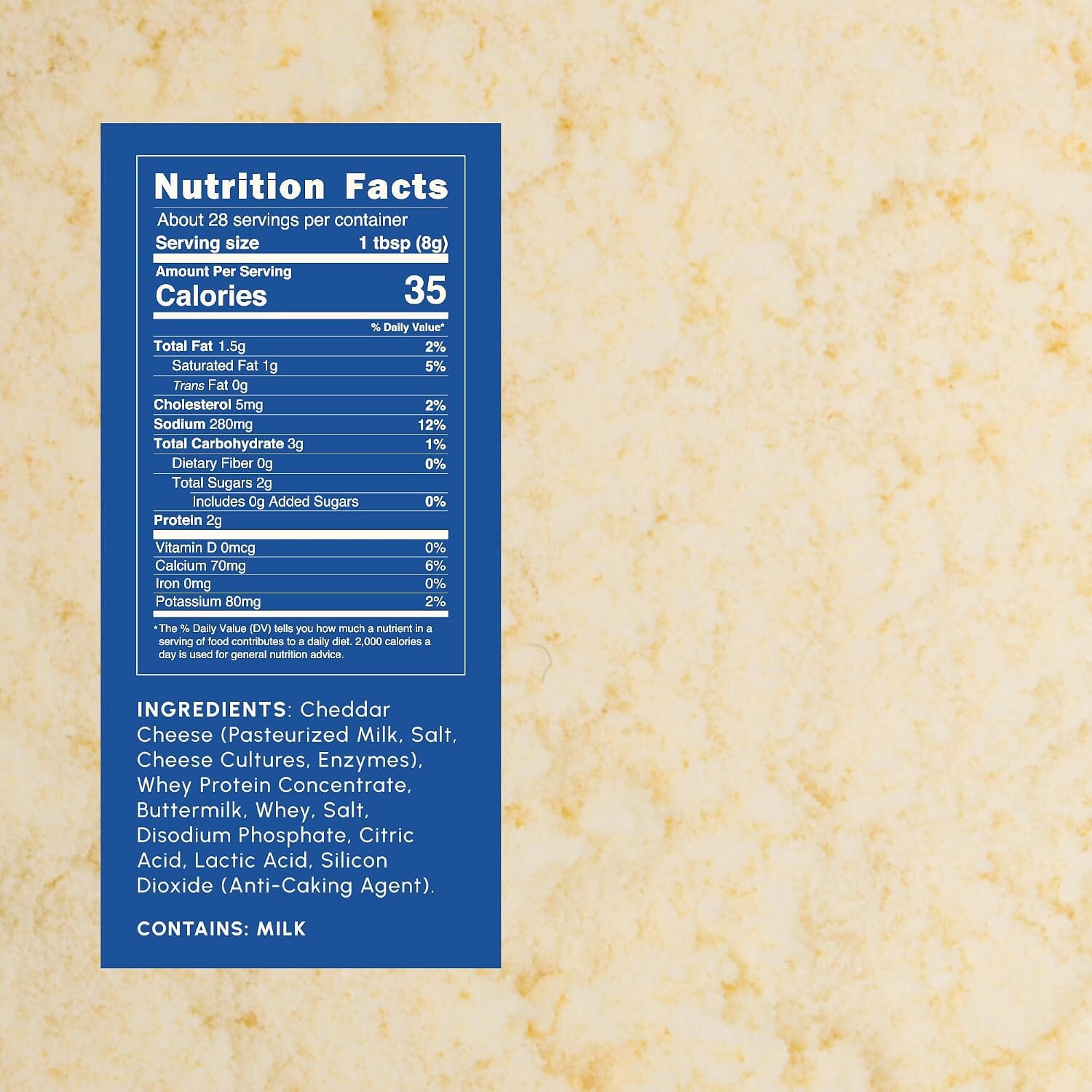 Snackathon White Cheddar Cheese Powder, Made with Real Cheese Snackathon 