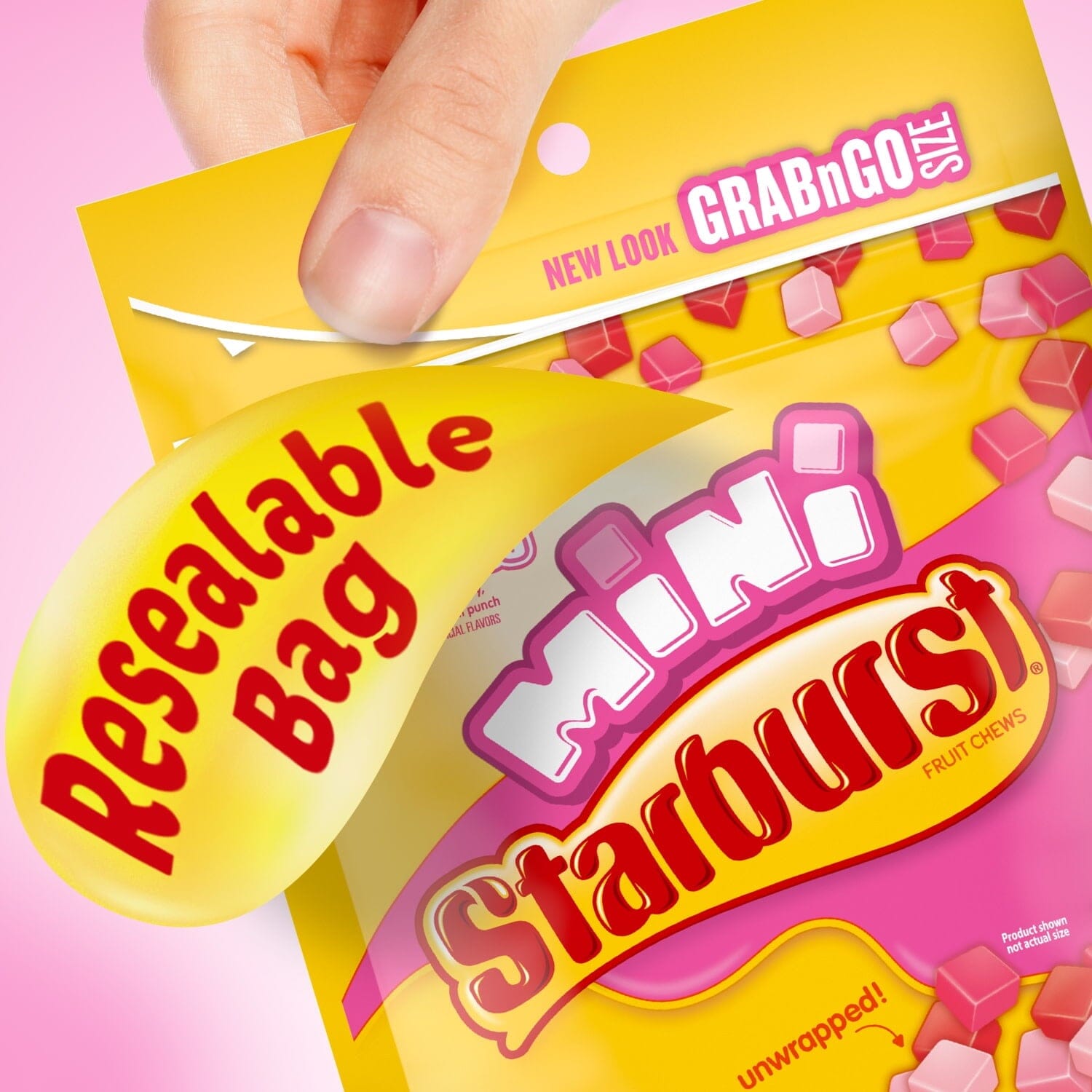 Starburst Favereds Minis Fruit Chewy Candy Grab N Go, 8 Ounce Starburst 