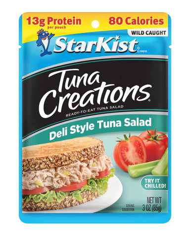 StarKist Tuna Creations, Deli Style Tuna Salad, 3 oz Pouch StarKist Single 