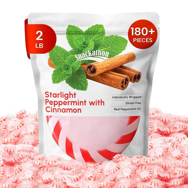 Starlight Candy, Cinnamon, Individually Wrapped Snackathon 2 Pound Cinnamon 