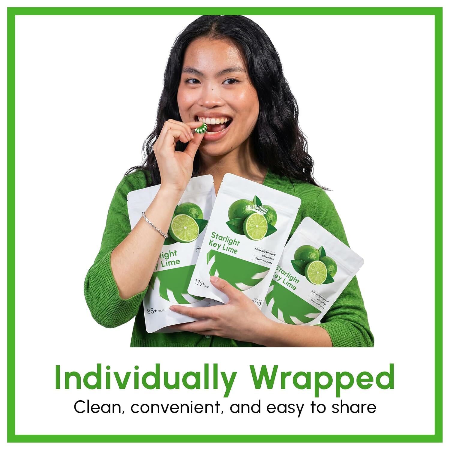 Starlight Candy, Key Lime, Individually Wrapped Snackathon 