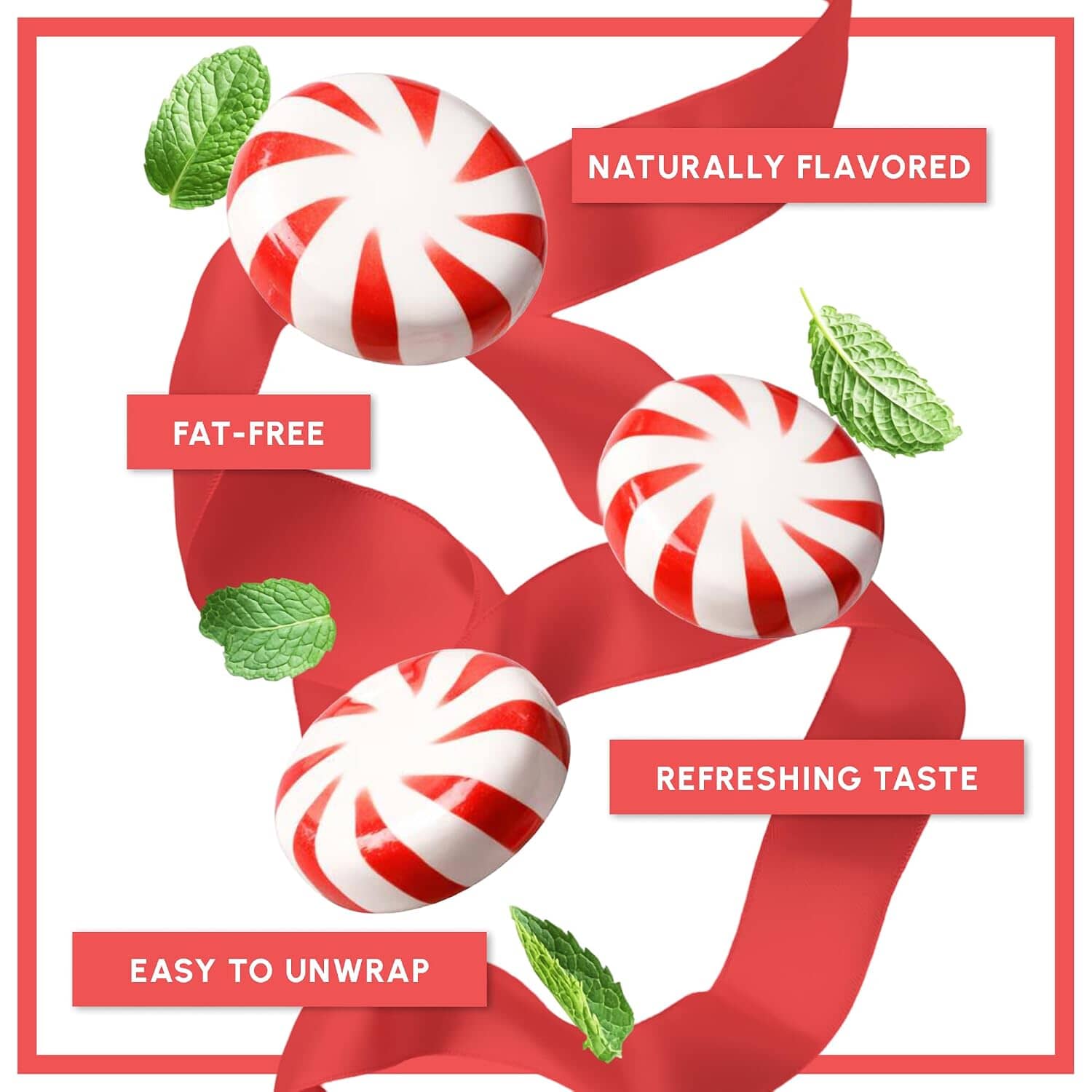 Starlight Candy, Peppermint, Individually Wrapped Snackathon 