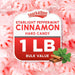 Starlight Peppermint Cinnamon Candy, Individually Wrapped, 1 Pound Snackathon 