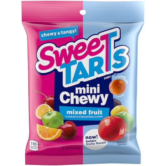 SweeTARTS Chewy Candy SweeTARTS Mini Mixed Fruit 6 Ounce 