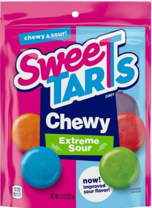 SweeTARTS Chewy & Extreme Sour Candy Variety Pack SweeTARTS Extreme Sour 11 Oz-8 Count 