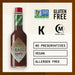 Tabasco Chipotle Pepper Sauce, 5 oz Regular Glass Bottle Containing Liquid Hot Sauce, Gluten Free TABASCO 
