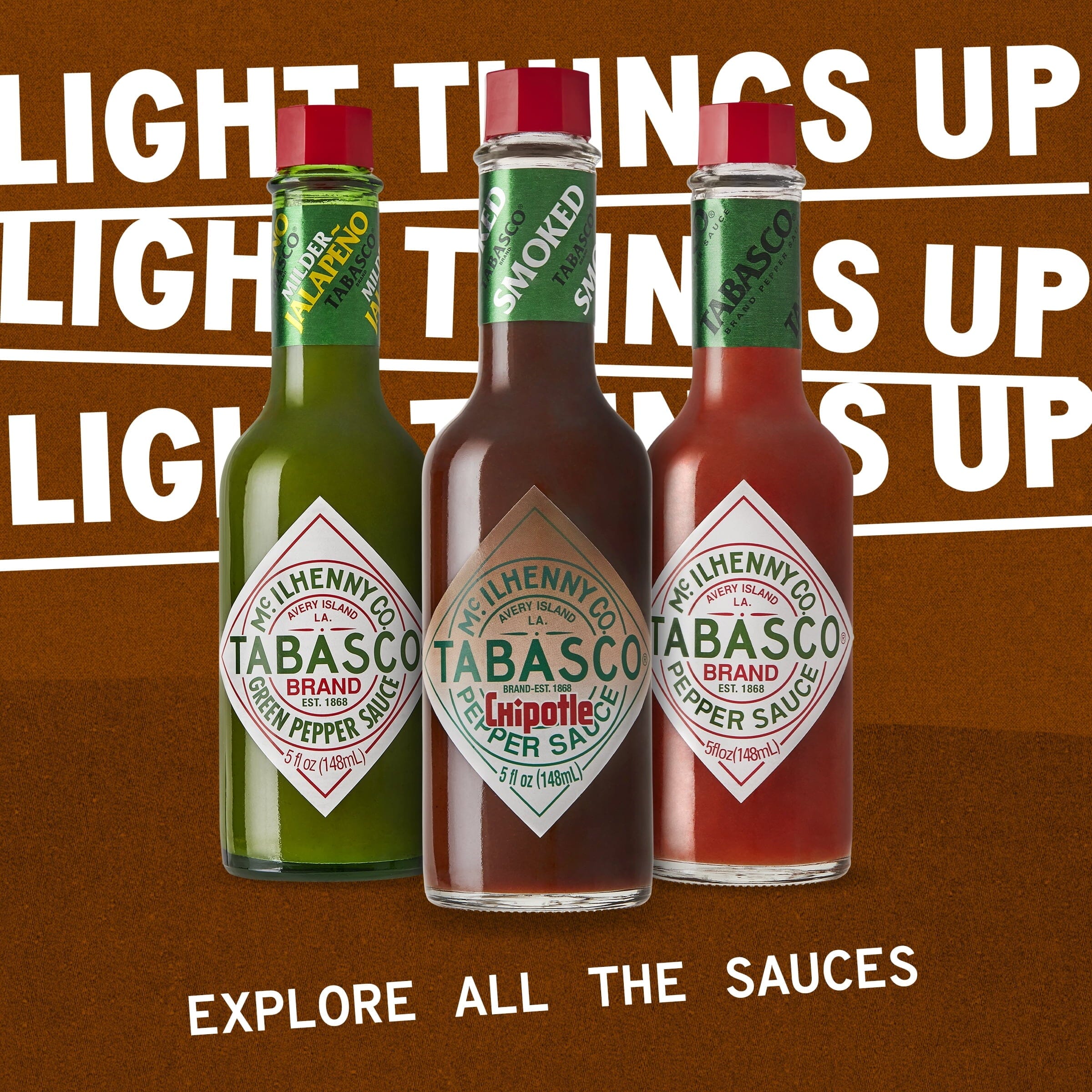 Tabasco Chipotle Pepper Sauce, 5 oz Regular Glass Bottle Containing Liquid Hot Sauce, Gluten Free TABASCO 