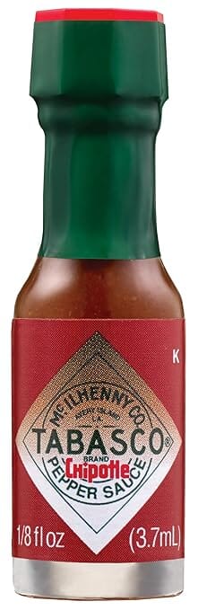Tabasco Miniature Variety Pepper Hot Sauce Single Serve; 0.125 Fluid Ounce TABASCO Chipotle Pepper Hot Sauce 144 Count 