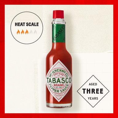 Tabasco Original Red Pepper Sauce, 2 oz, Regular Glass Hot Sauce Bottle, Gluten Free TABASCO 
