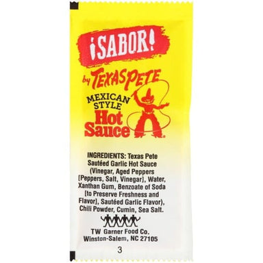 Texas Pete Mexican Style Hot Sauce Single Serve, 200 Each Texas Pete 