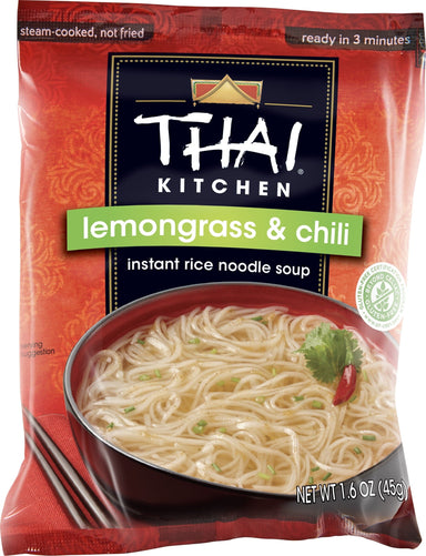 Thai Kitchen Gluten Free Lemongrass & Chili Instant Rice Noodle Soup, 1.6 oz Thai Kitchen Single 