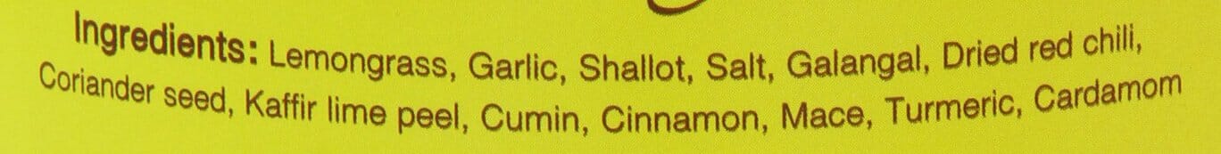 Thai Yellow curry paste (1kg by Mae Ploy) Snackathon Foods 