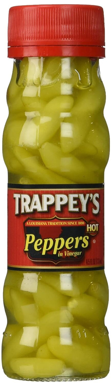Trappey's Peppers in Vinegar, Hot, 4.5 oz Trappey's 