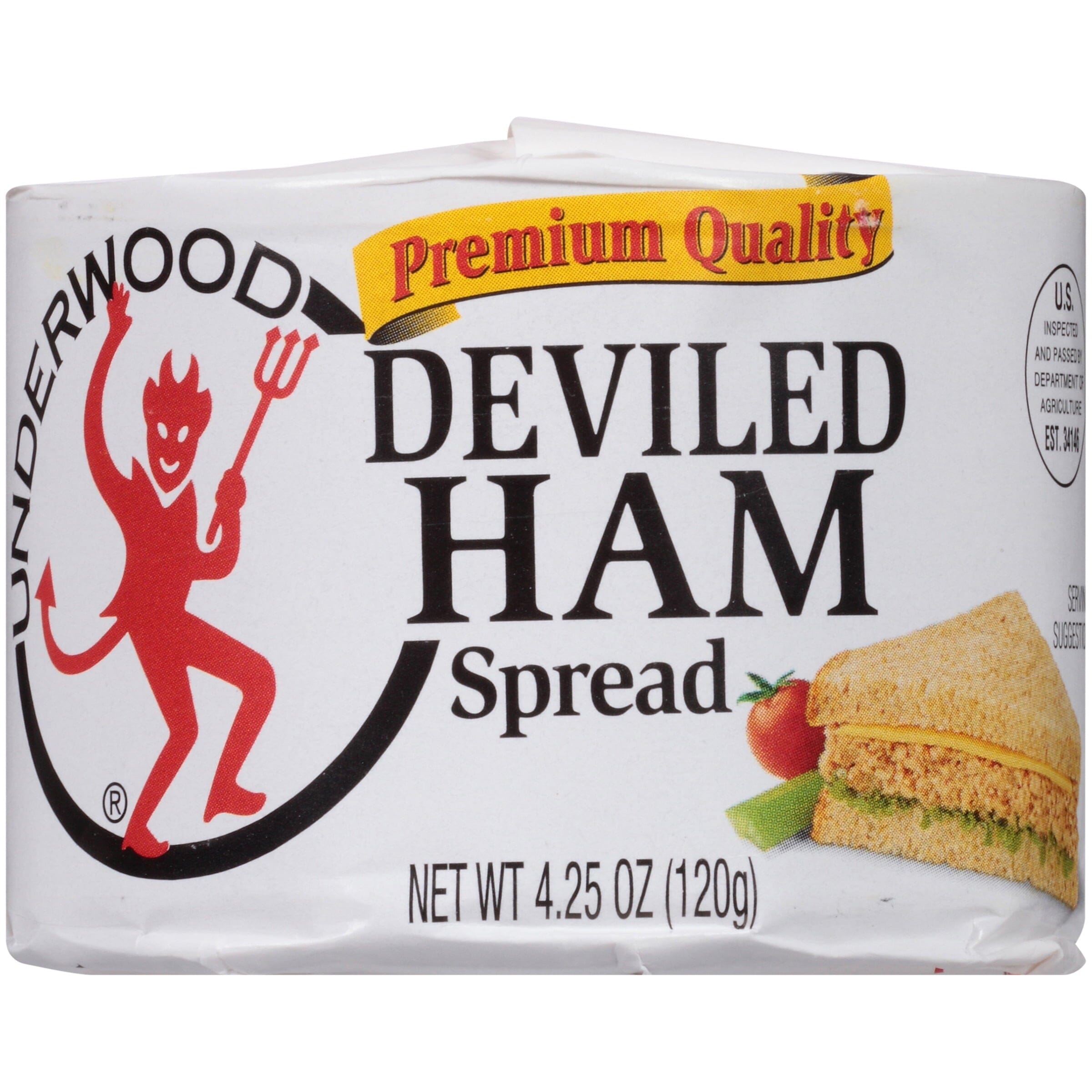 Underwood® Deviled Ham Spread 4.25 oz. Can Underwood 