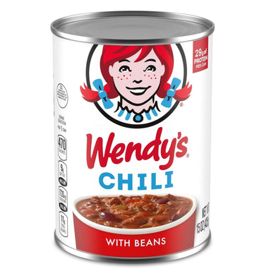Wendy's Chili With Beans, Canned Chili, 15 oz. (Pack of 2) Wendy's 2 