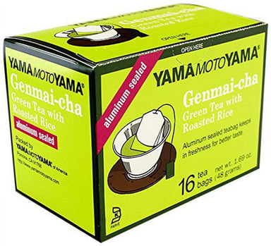 Yamamotoyama Green Tea with Roasted Brown Rice, 16 each Yamamotoyama 