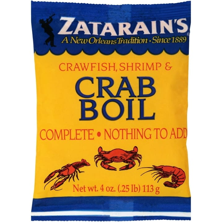 Zatarain's Crab Boil Seasoning Zatarain's Orignal 4 Ounce 