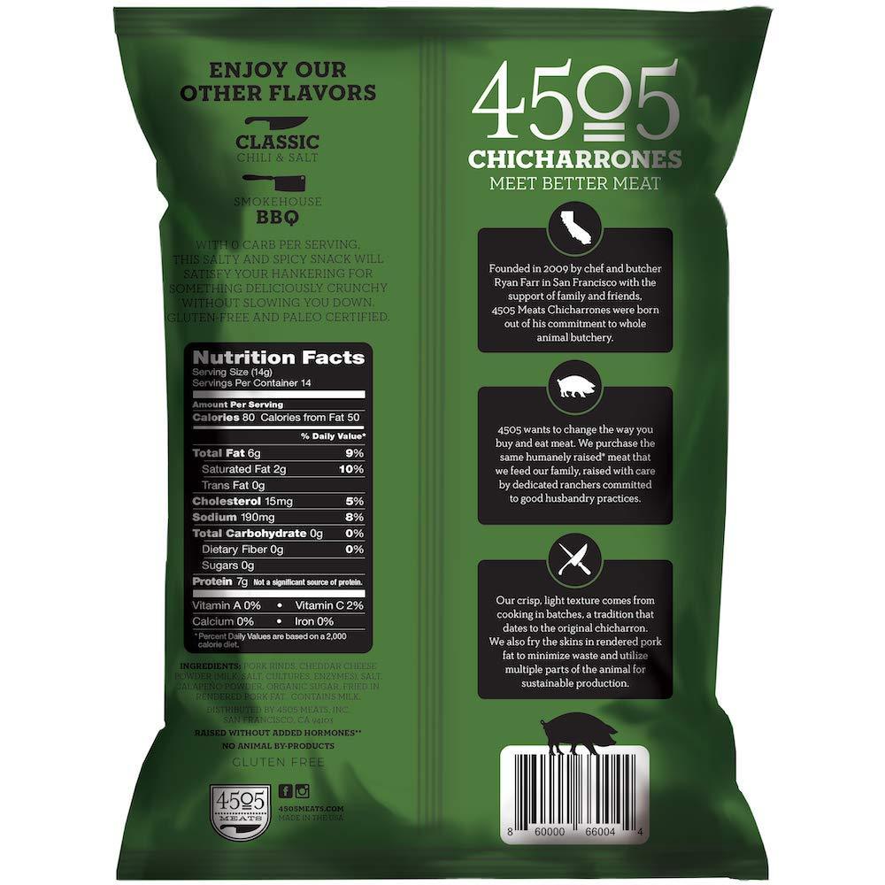 4505 Pork Rinds, Certified Keto, Humanely Raised 4505 Meats 