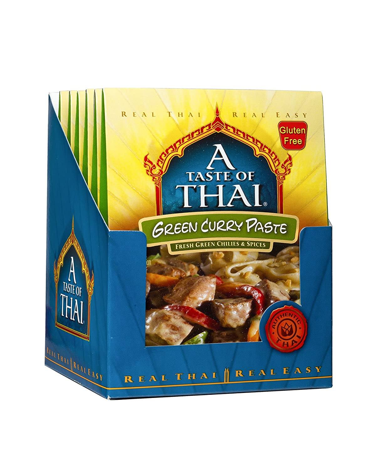 A Taste of Thai Curry Pastes A Taste of Thai Green 1.75 Oz-6 Count 